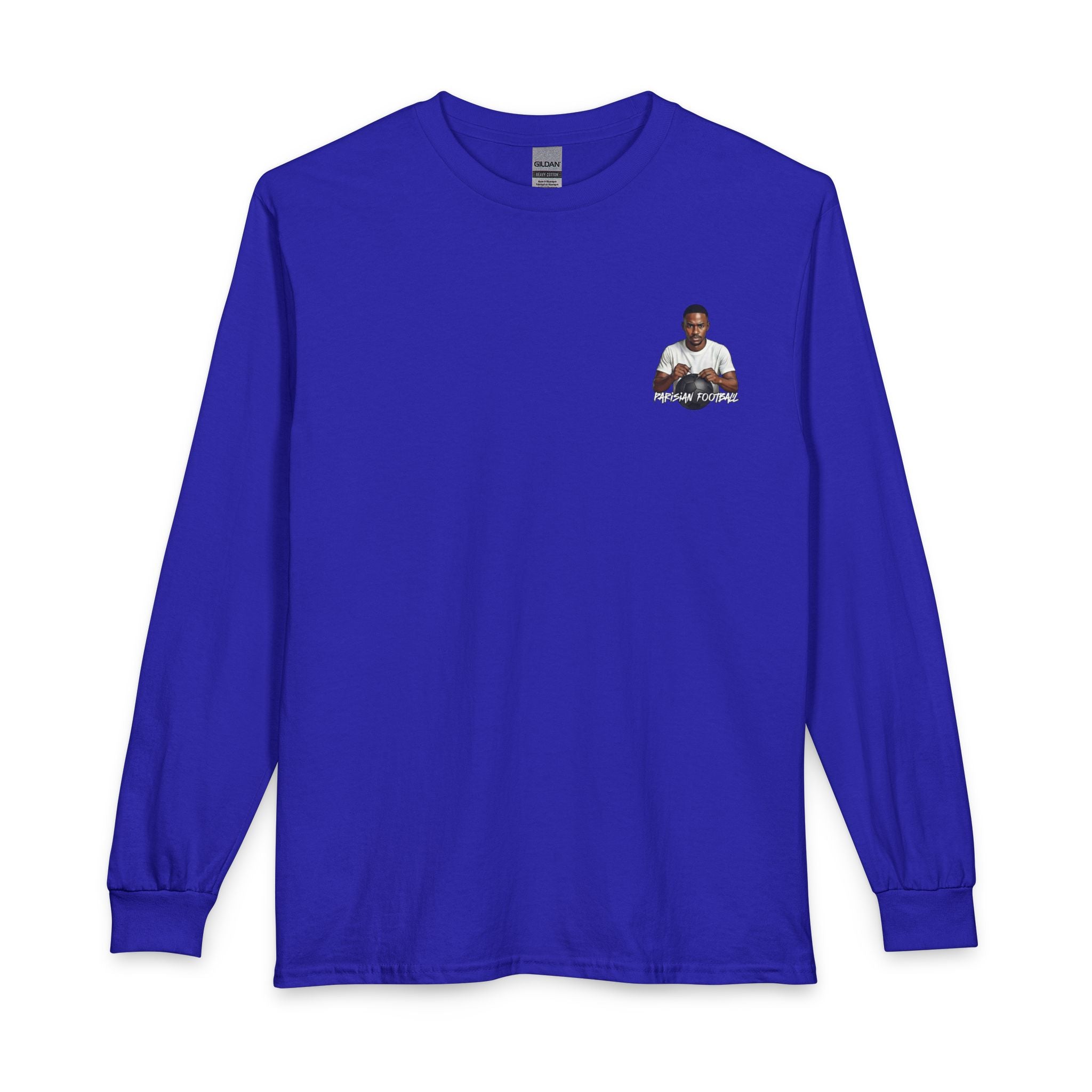 Long Sleeve T-Shirt — Minimal Pocket Basketball Player Graphic