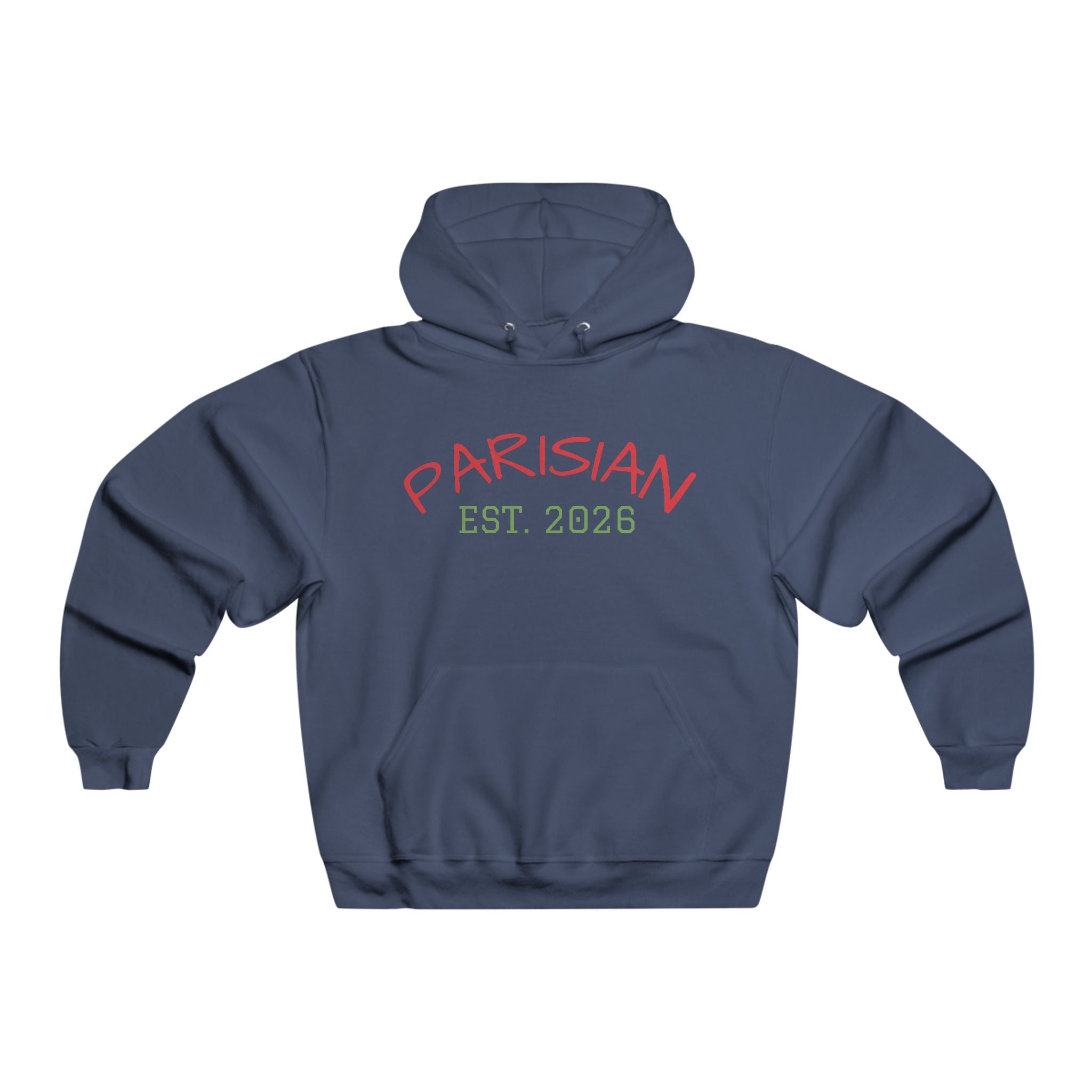 Parisian Est. 2026 Hoodie — Olive Pullover Sweatshirt