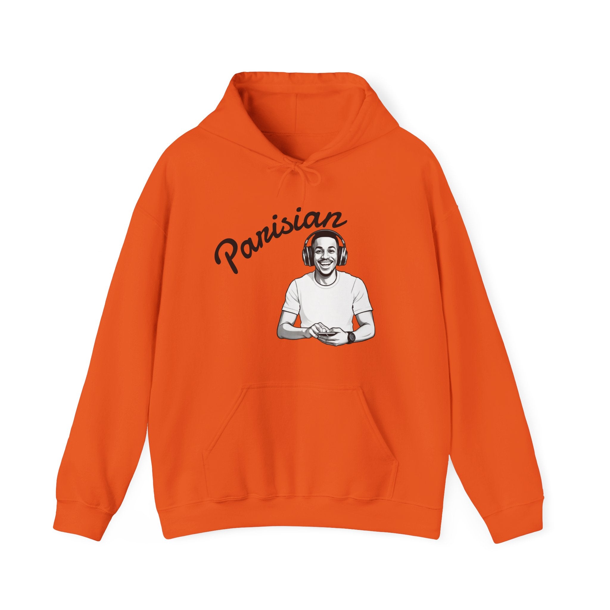 Parisian Hoodie — Retro Graphic Parisian Portrait Pullover