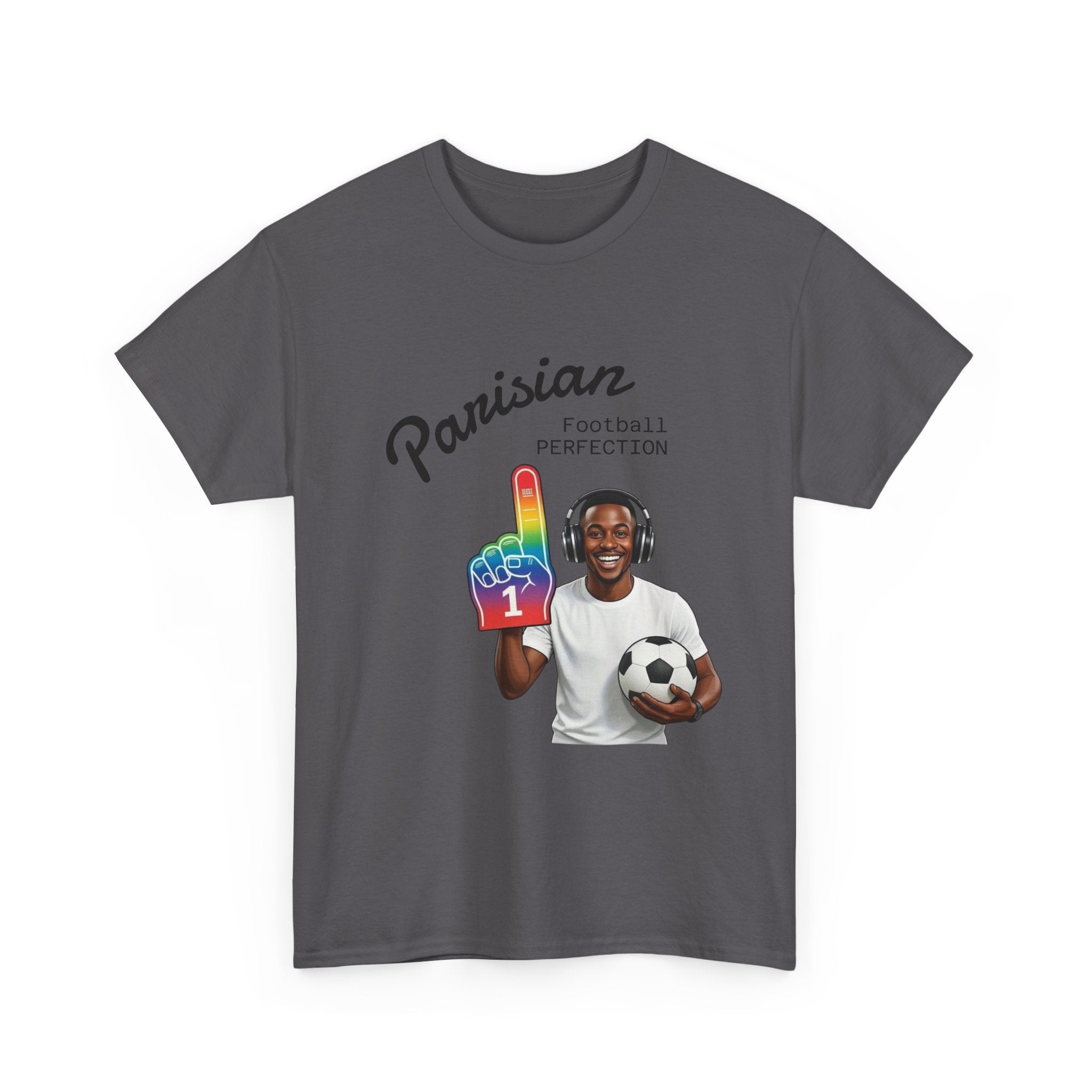 Parisian Football Perfection T‑Shirt — Soccer Fan Graphic Tee