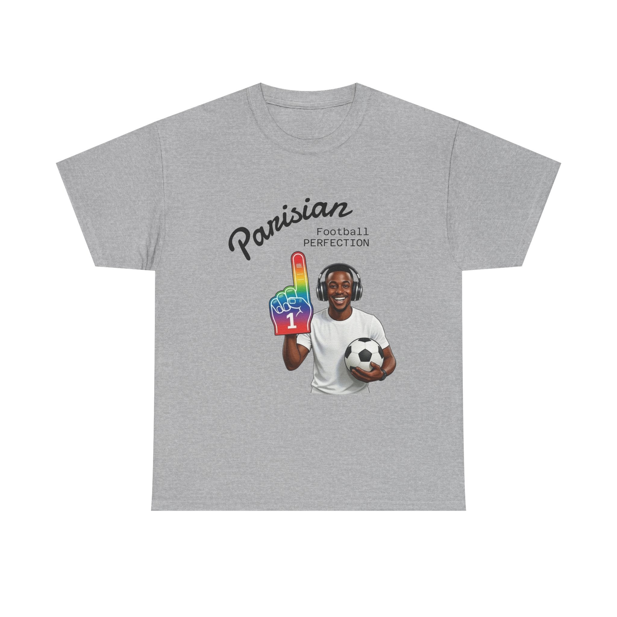 Parisian Football Perfection T‑Shirt — Soccer Fan Graphic Tee