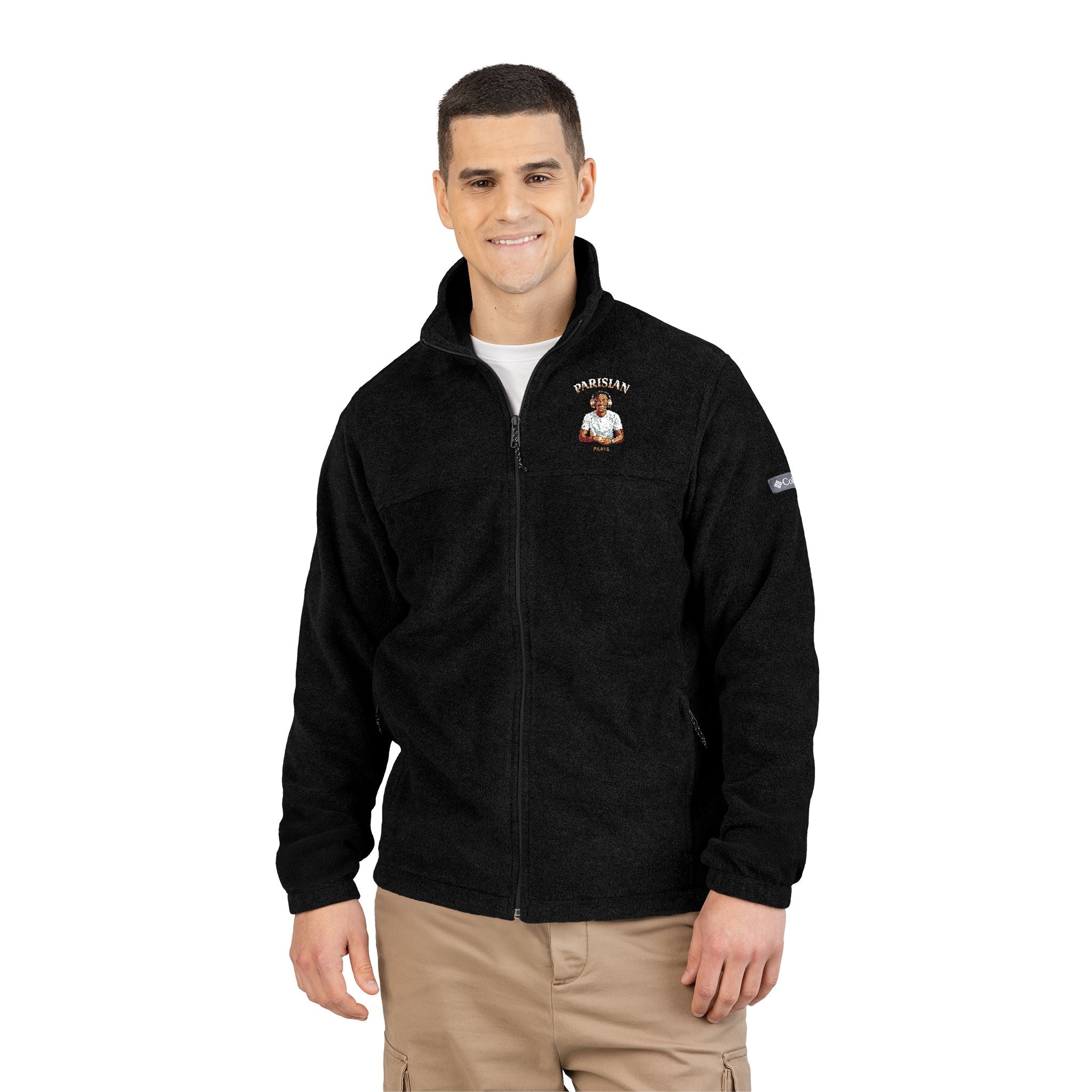 Embroidered Fleece Jacket — "Hoochies" Retro Cartoon Logo