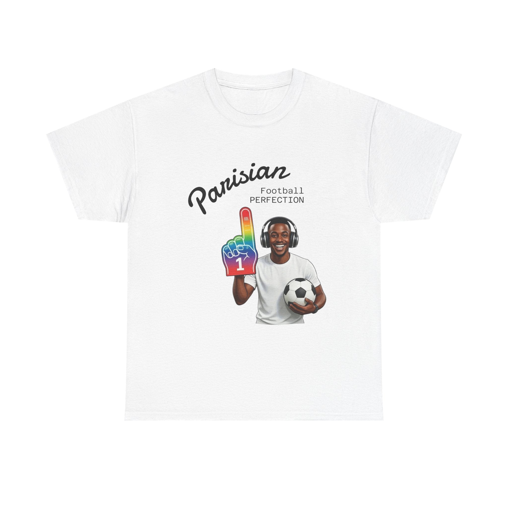 Parisian Football Perfection T‑Shirt — Soccer Fan Graphic Tee