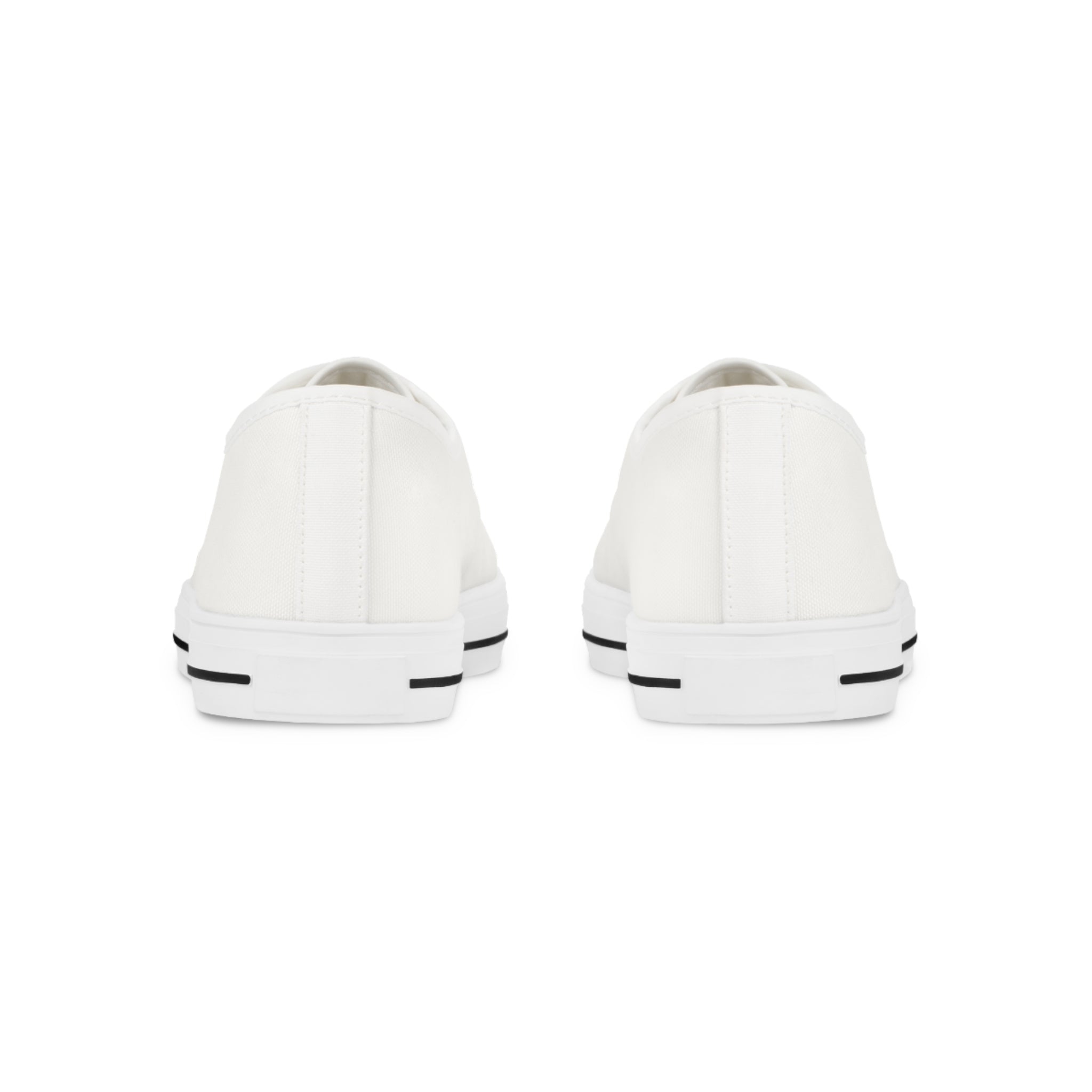 Men's Low Top Sneakers — 'Pawtisan' Cute Dog Cartoon Embroidered Canvas Shoes