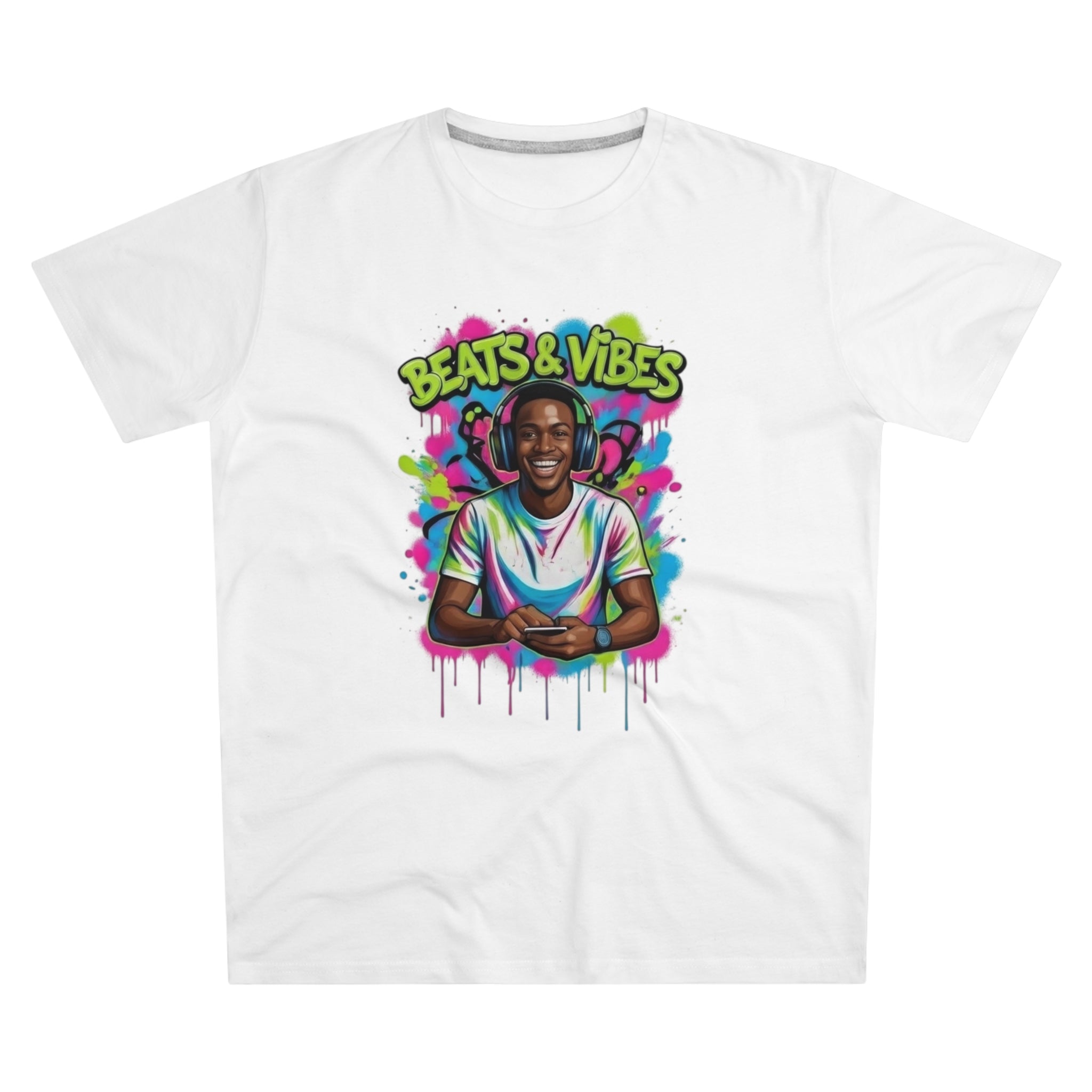 Beats & Vibes Graphic Tee — DJ Music Gamer Streetwear