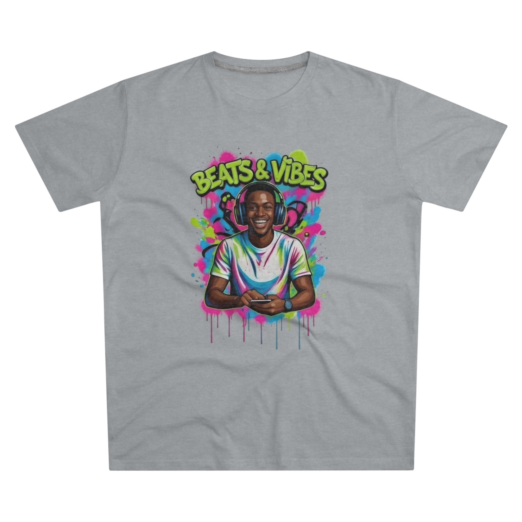 Beats & Vibes Graphic Tee — DJ Music Gamer Streetwear
