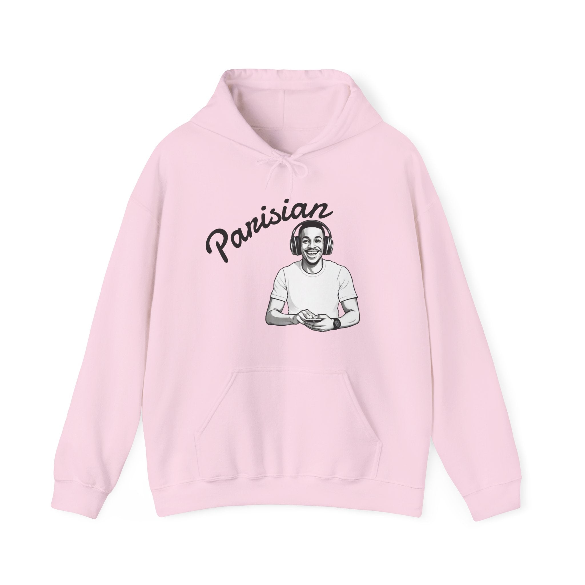 Parisian Hoodie — Retro Graphic Parisian Portrait Pullover