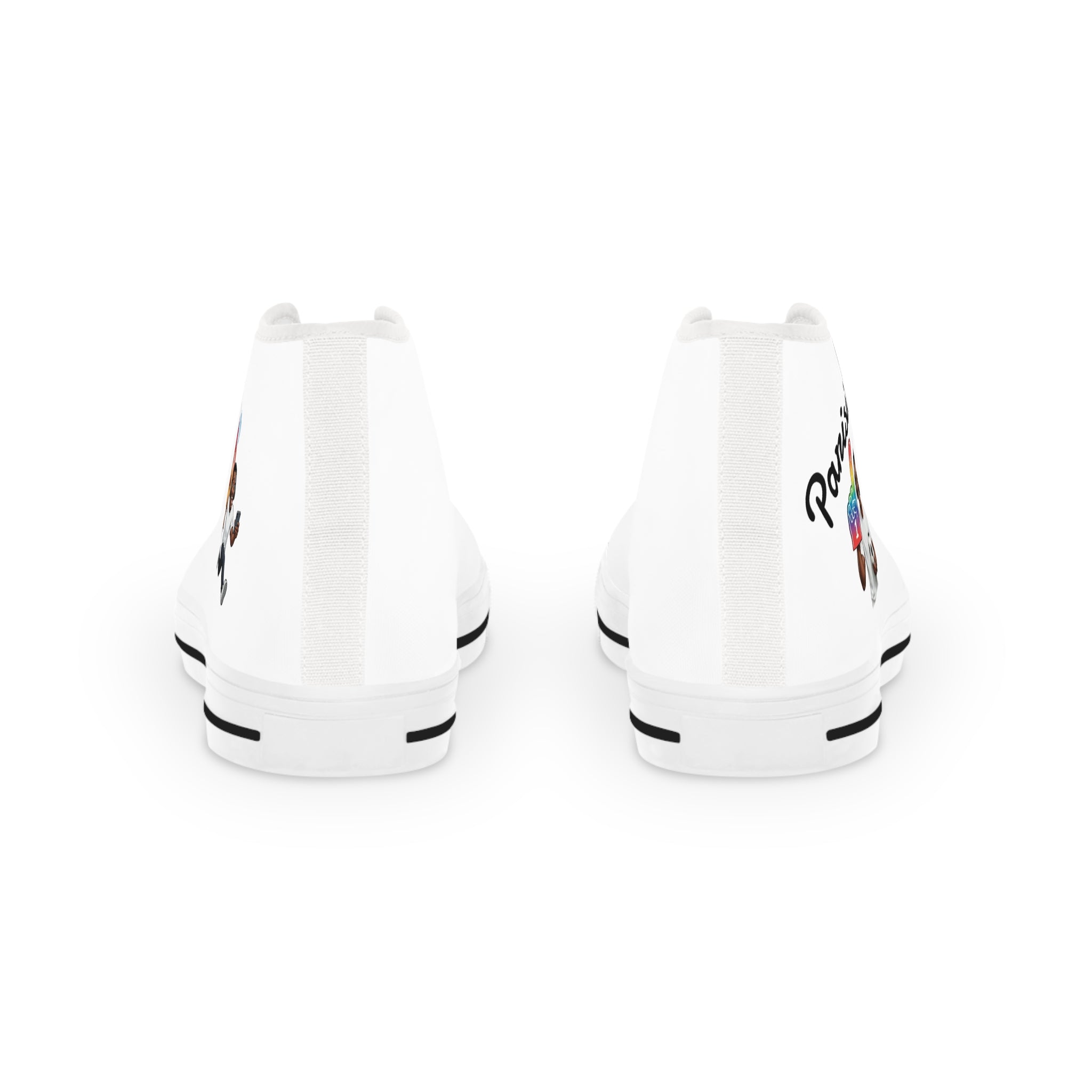 High Top Sneakers — Personalized Soccer Dad Design