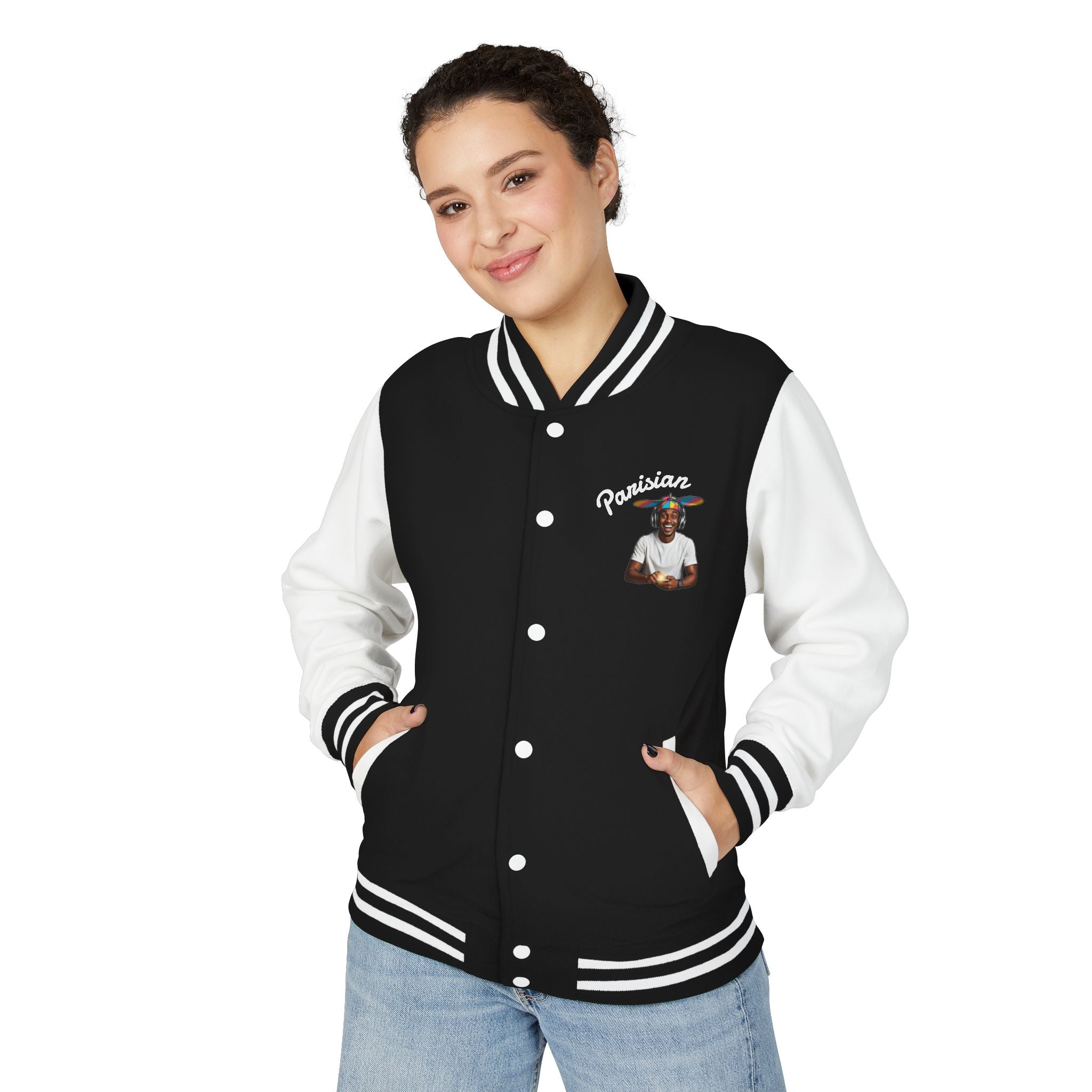 Letterman Jacket — 'Ruthless' Vintage Photo Varsity Jacket