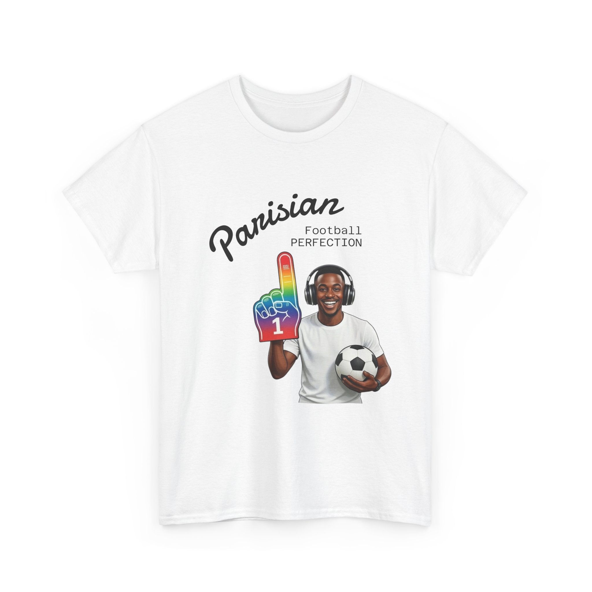 Parisian Football Perfection T‑Shirt — Soccer Fan Graphic Tee